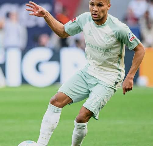 Werder Bremen defender Felix Agu