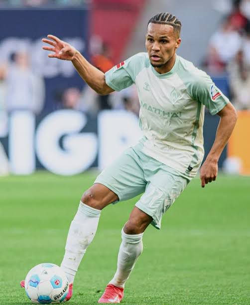 Werder Bremen defender Felix Agu