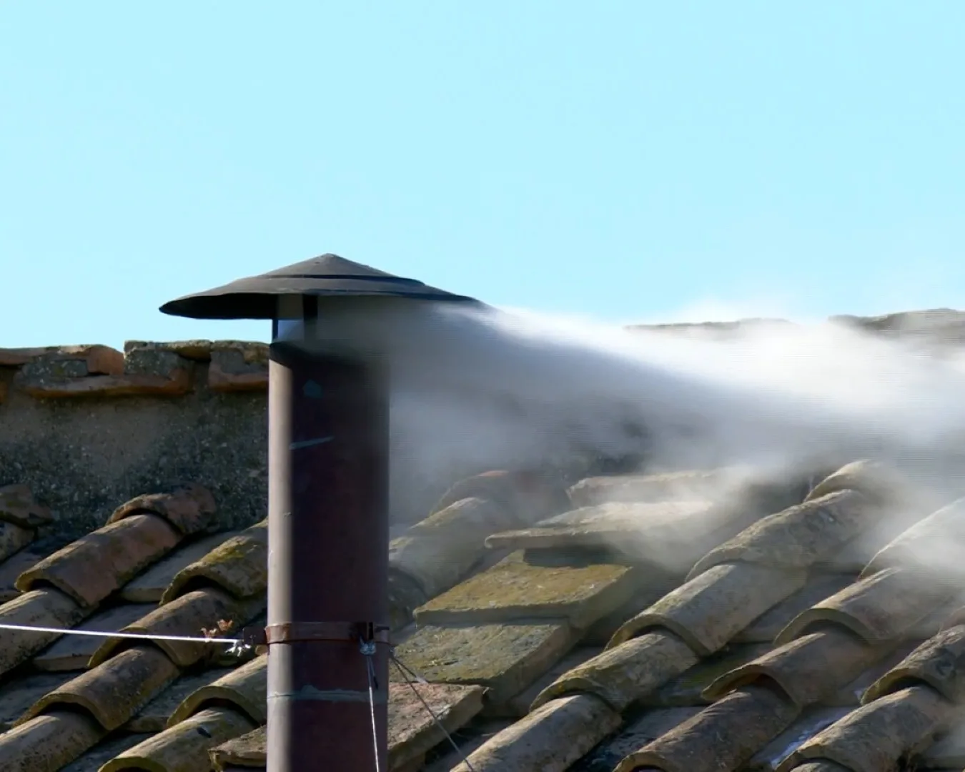 White smoke at Vatican signals new pope