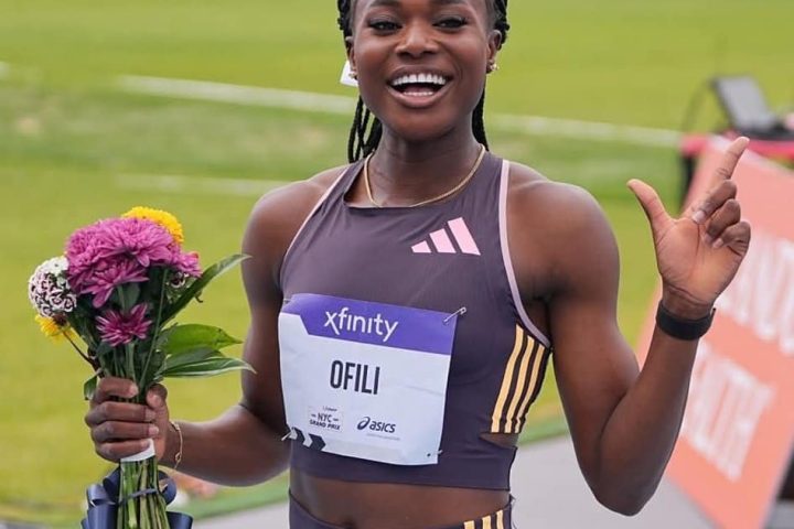 World Record holder Favour Ofili