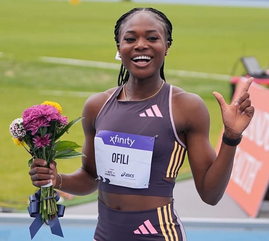World Record holder Favour Ofili