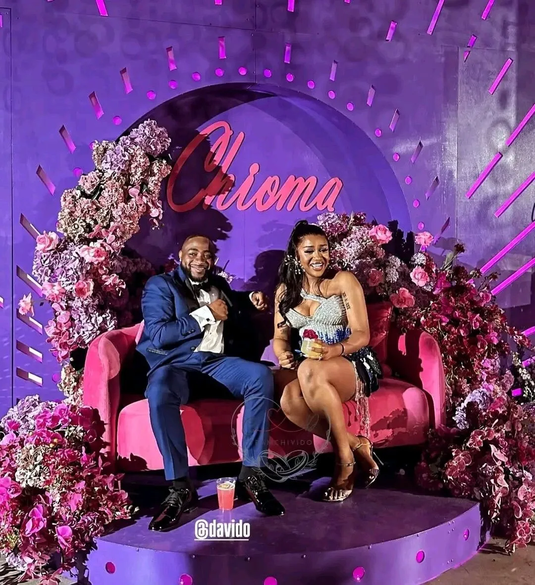 Davido and Chioma celebrate as she clocks 30