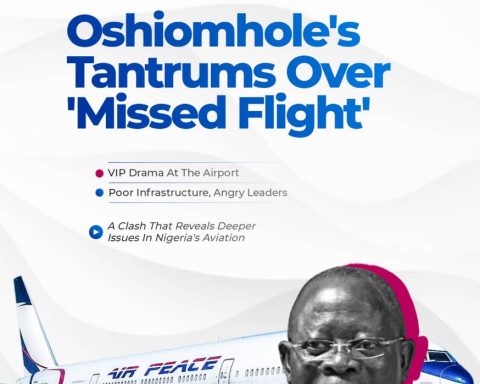 VIP Airport Drama: Senator Oshiomhole's Tantrums Over 'Missed Flight'