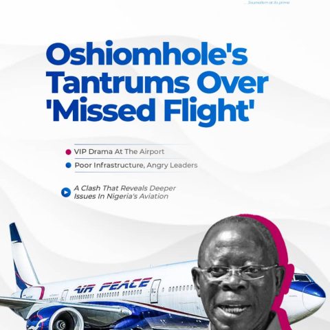 VIP Airport Drama: Senator Oshiomhole's Tantrums Over 'Missed Flight'