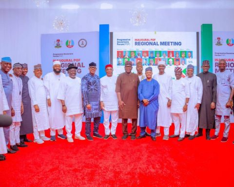 Okpebholo Hosts APC Governors in Benin, Seeks United Front For National Development