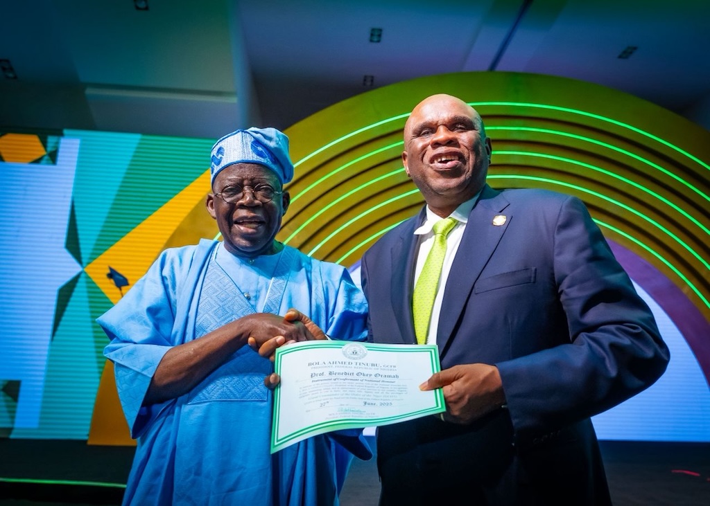 Why Tinubu Conferred GCON On Outgoing AFREXIM Bank Chairman Oramah