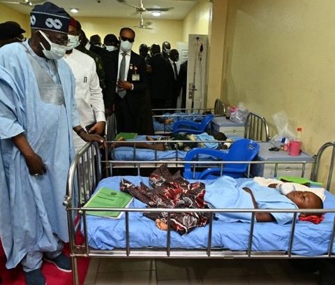 Benue Killings: Tinubu Visits Injured Victims At Hospital [Photos]
