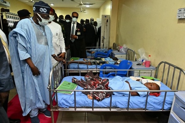 Benue Killings: Tinubu Visits Injured Victims At Hospital [Photos]