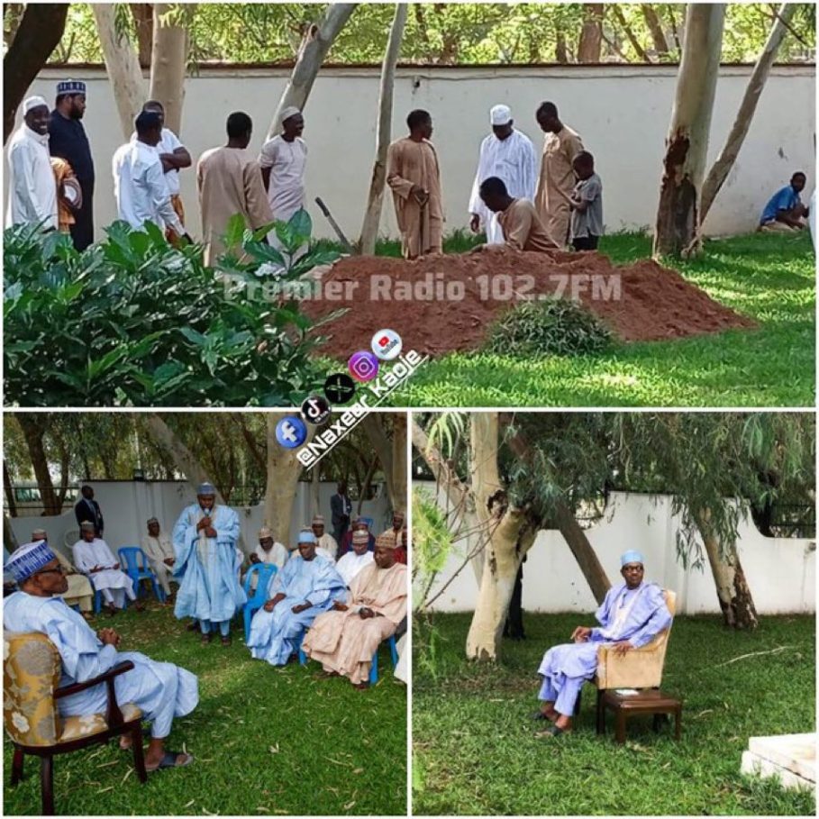Buhari Buried At His Exact Relaxation Spot In Daura Residence