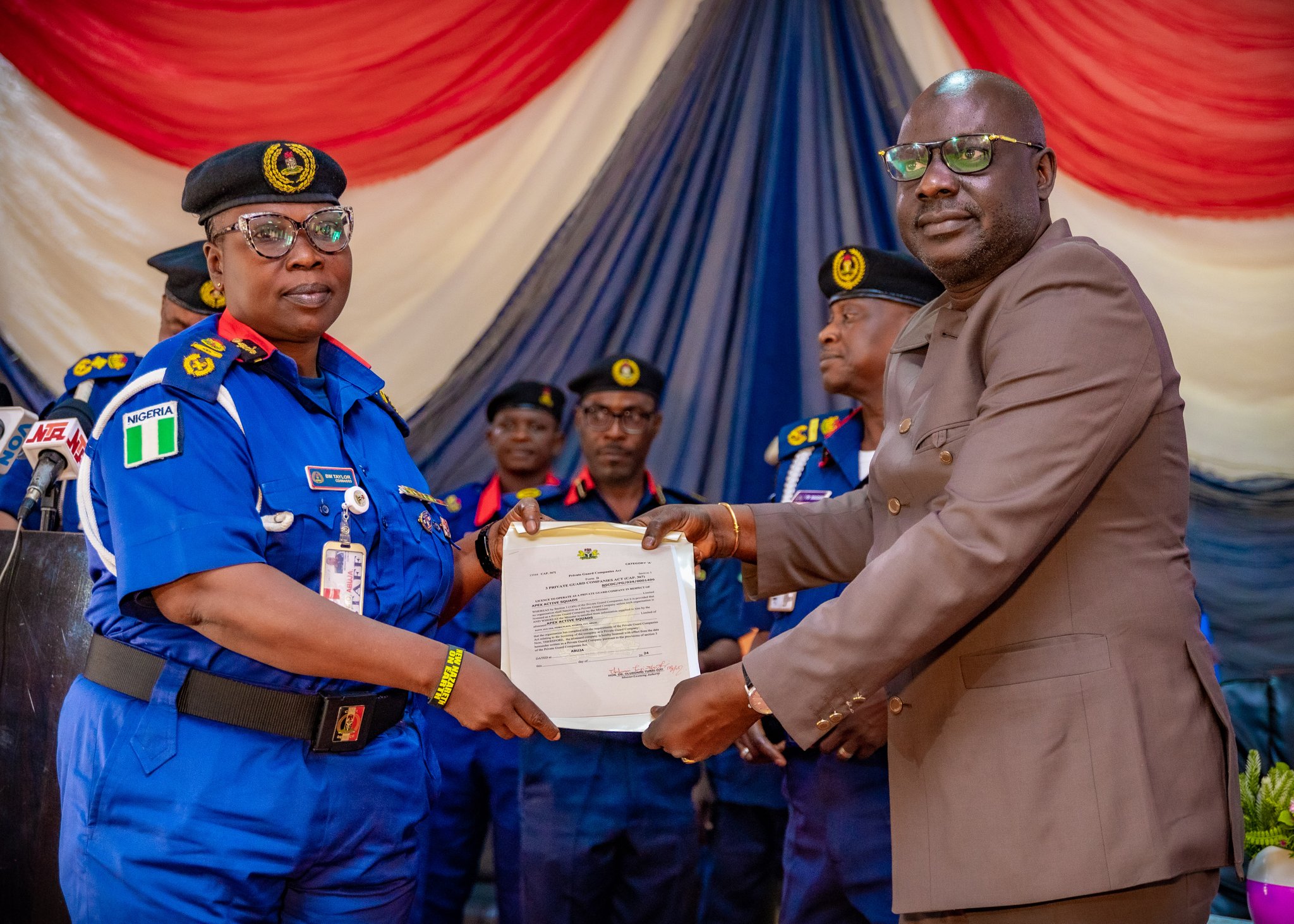 NSCDC Licenses 28 New Private Security Firms, Urges Stronger Intelligence Gathering
