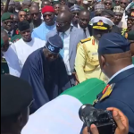 VIDEO Tinubu Receives Buhari’s Remains At Katsina Airport