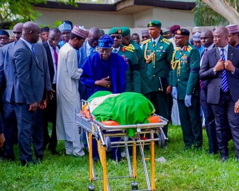 Buhari Buried At His Exact Relaxation Spot In Daura Residence