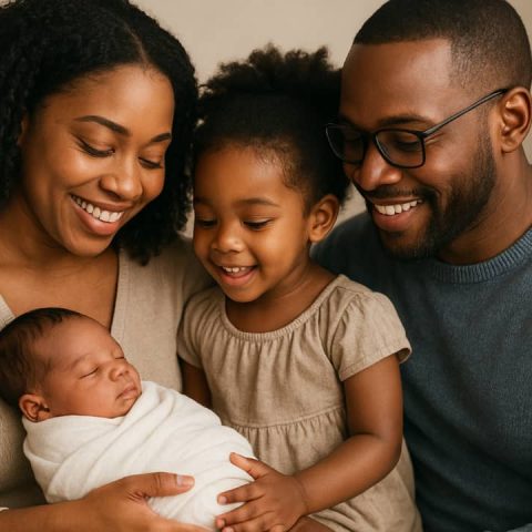 Image of black family