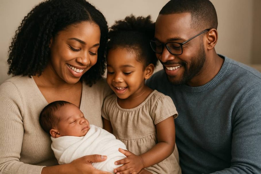 Image of black family