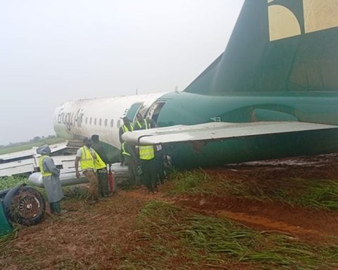 Image of Crashed Enugu Air